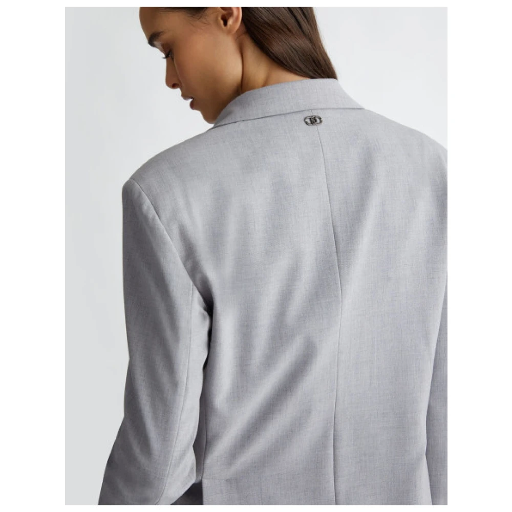 Liu Jo Chique Blazer in Viscosemix Gray Dames