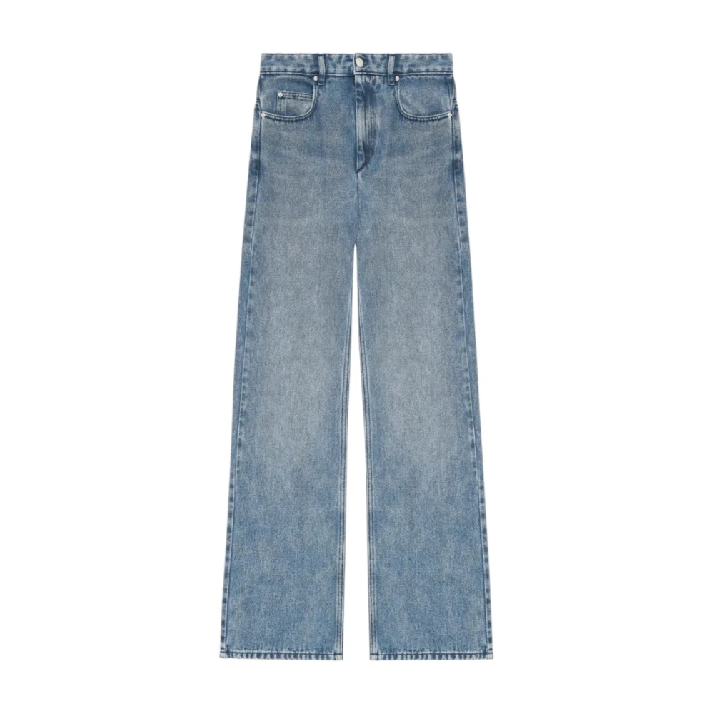 Isabel Marant Women's Blue Belvira Wide Jeans - Wide Jeans - 2XS - Jeans
