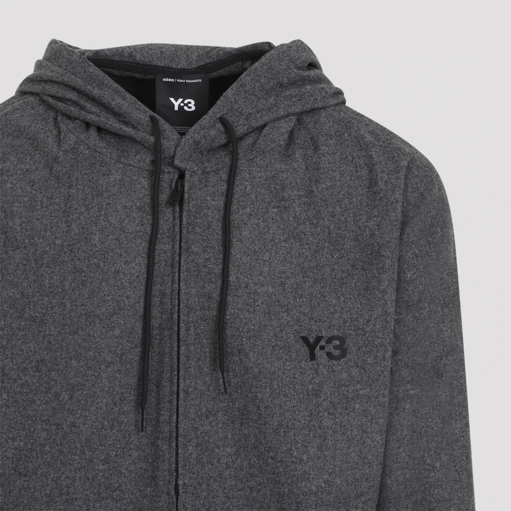 Y-3 Grijze Jas voor Mannen Aw24 Gray Heren