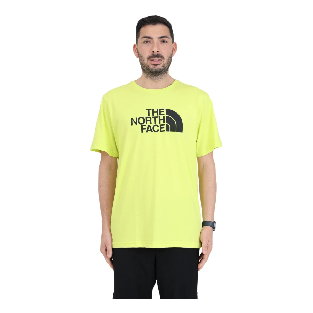 The North Face Limoen T-shirt met Logo Print Green Heren