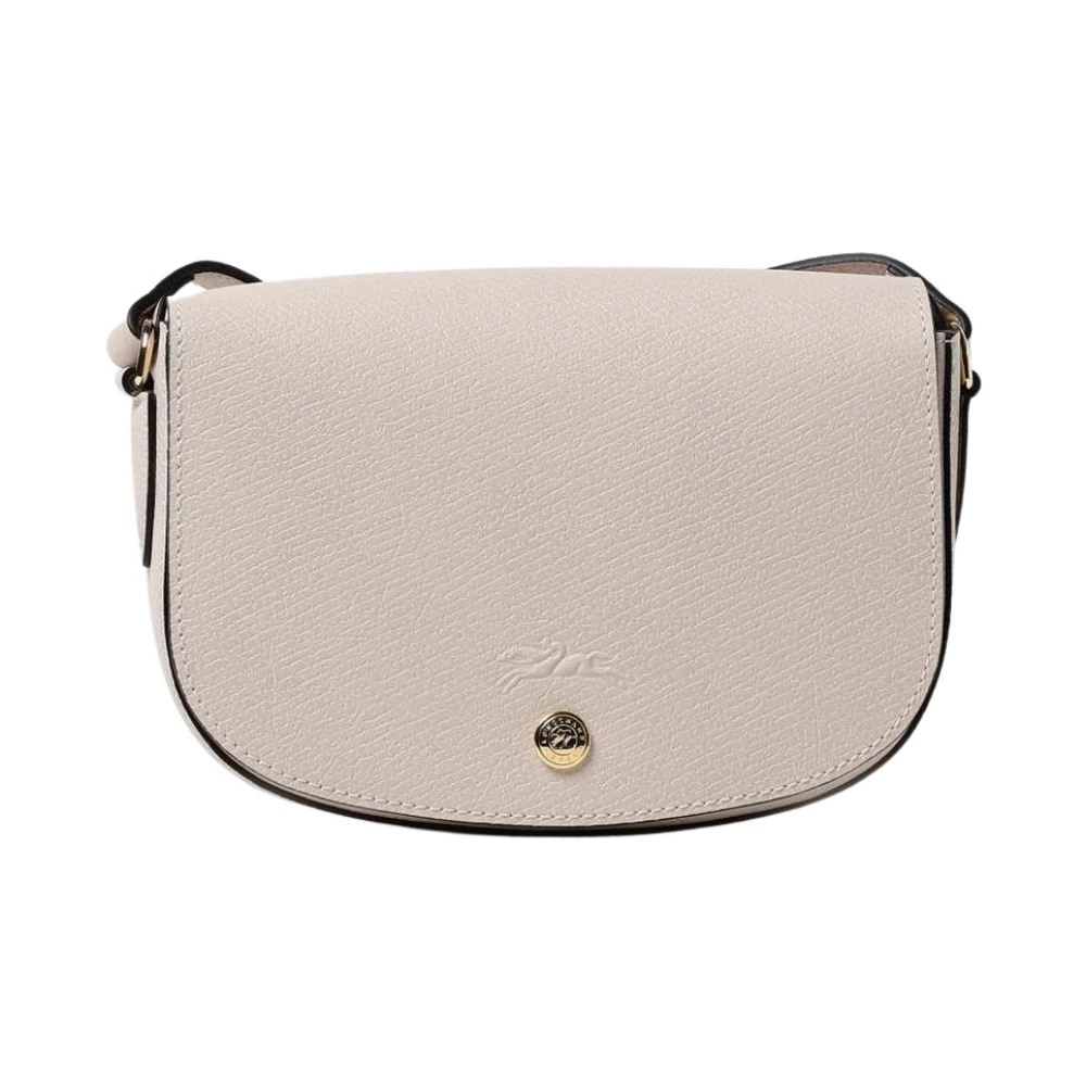 Longchamp Women's Yellow/Cream Leather Crossbody Bag