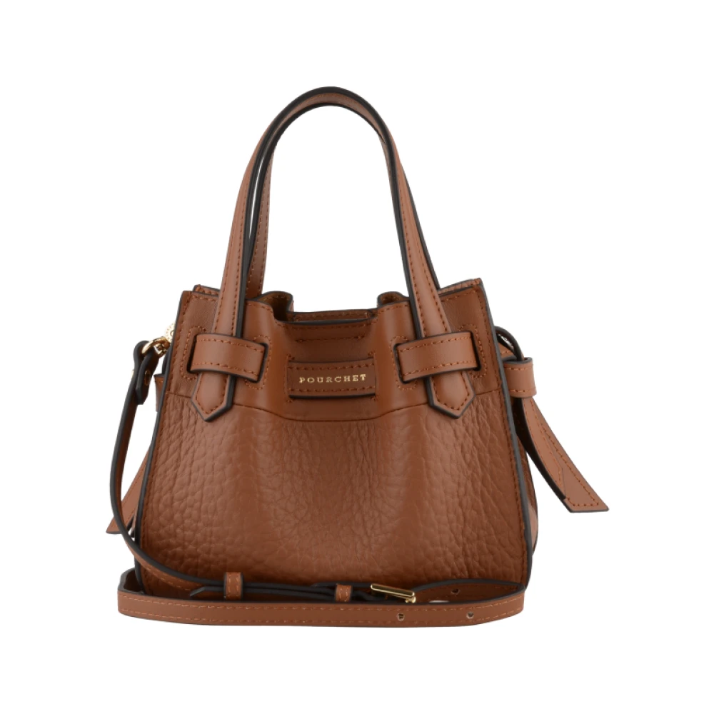 Pourchet Paris Micro Crossbody Bag Brown Dames