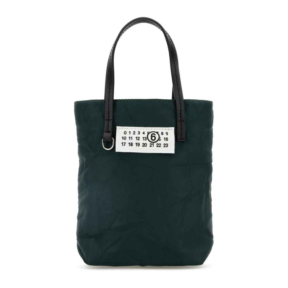 MM6 Maison Margiela Groene Canvas Handtas Green Dames