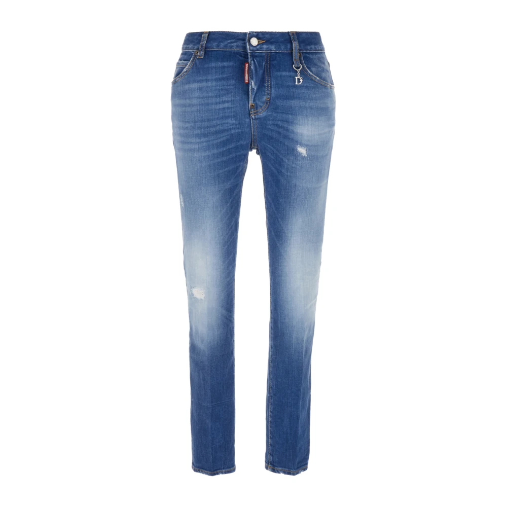 Dsquared2 Klassieke Denim Jeans voor dagelijks gebruik Blue Dames