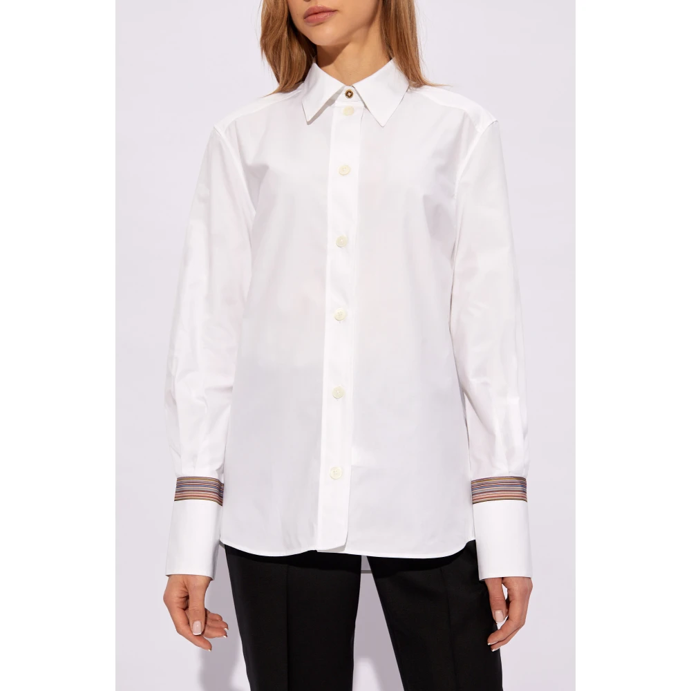 Paul Smith Katoenen overhemd White Dames
