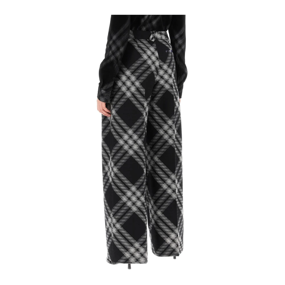 Burberry Wide Trousers Multicolor Dames