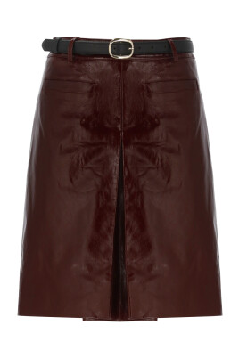 bordeaux-leather-skirt-with-belt-loops