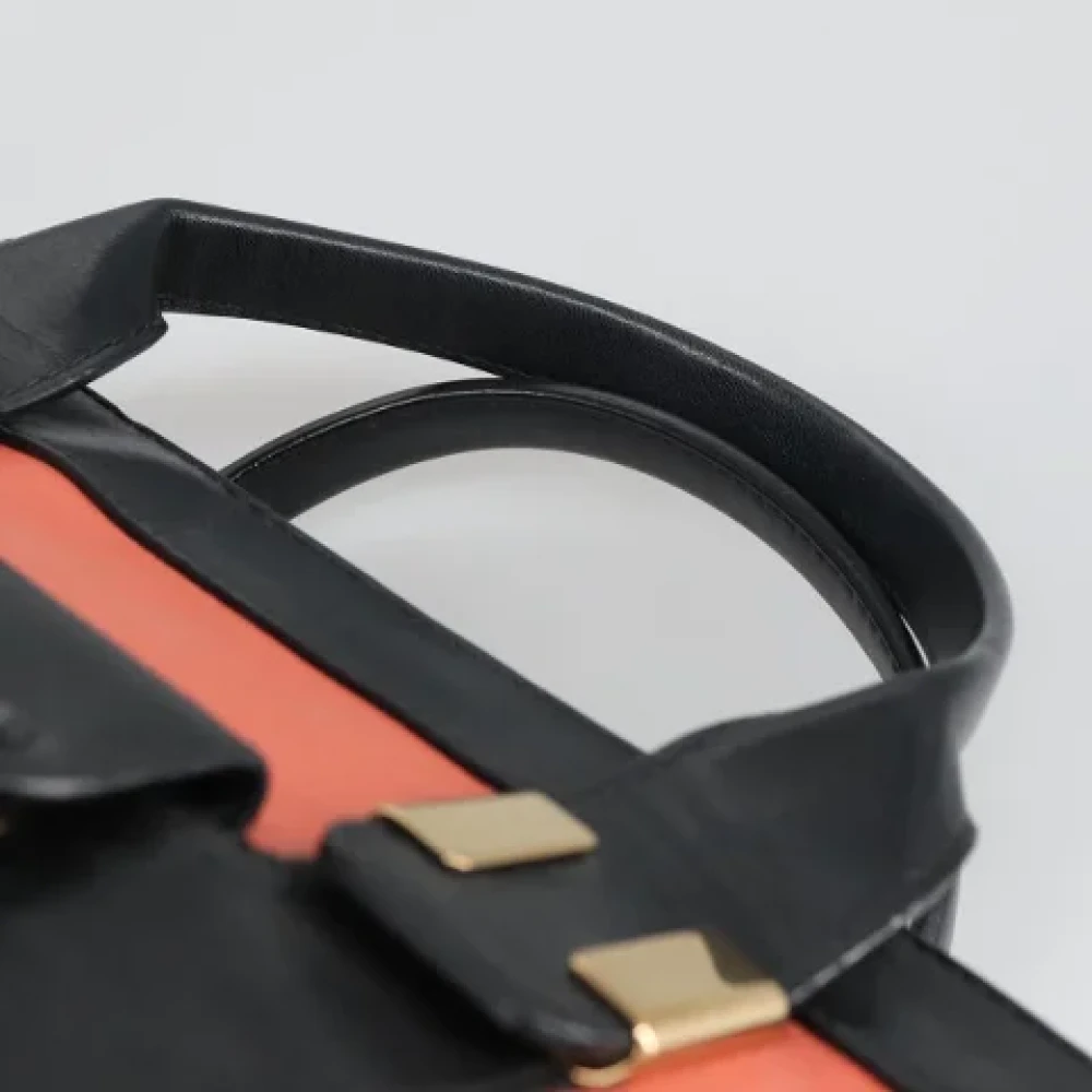 Chloé Pre-owned Leather shoulder-bags Orange Dames