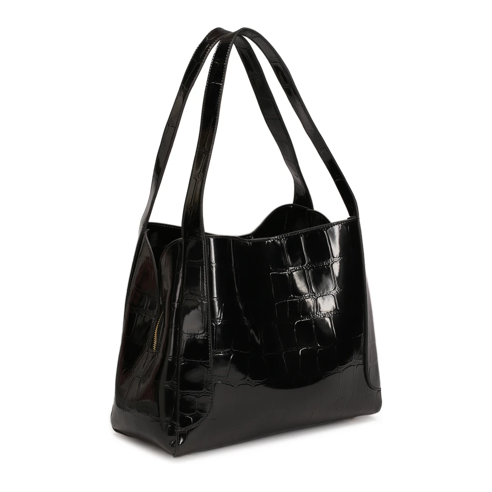 Kazar Schoudertas in reliëf lakleer Black Dames