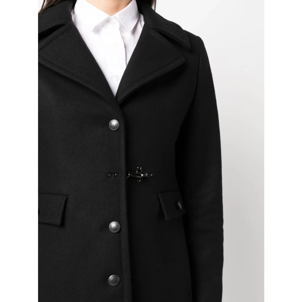 Fay Zwarte Winterjassen Black Dames