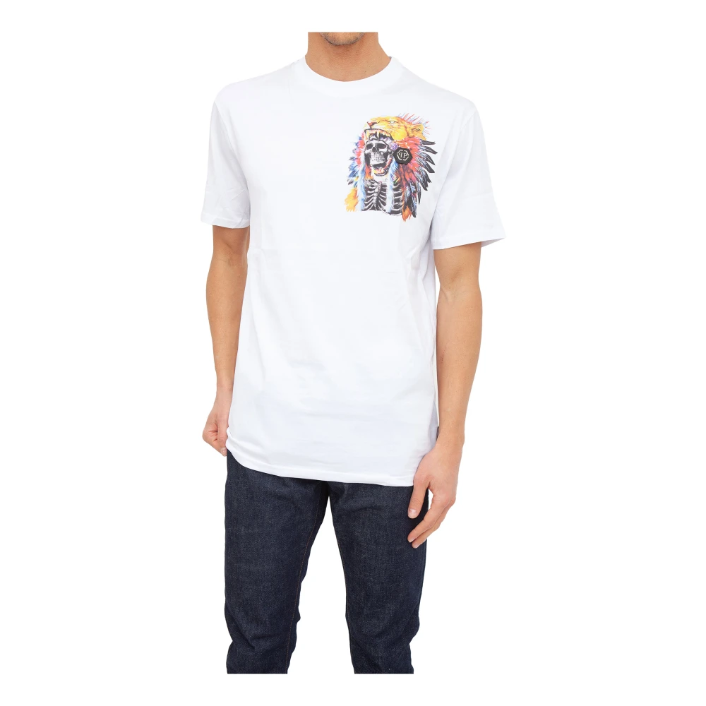 Philipp Plein - Camisetas Blancas Para Un Look Elegante - Tops - Hombre - Blanco - 2XL