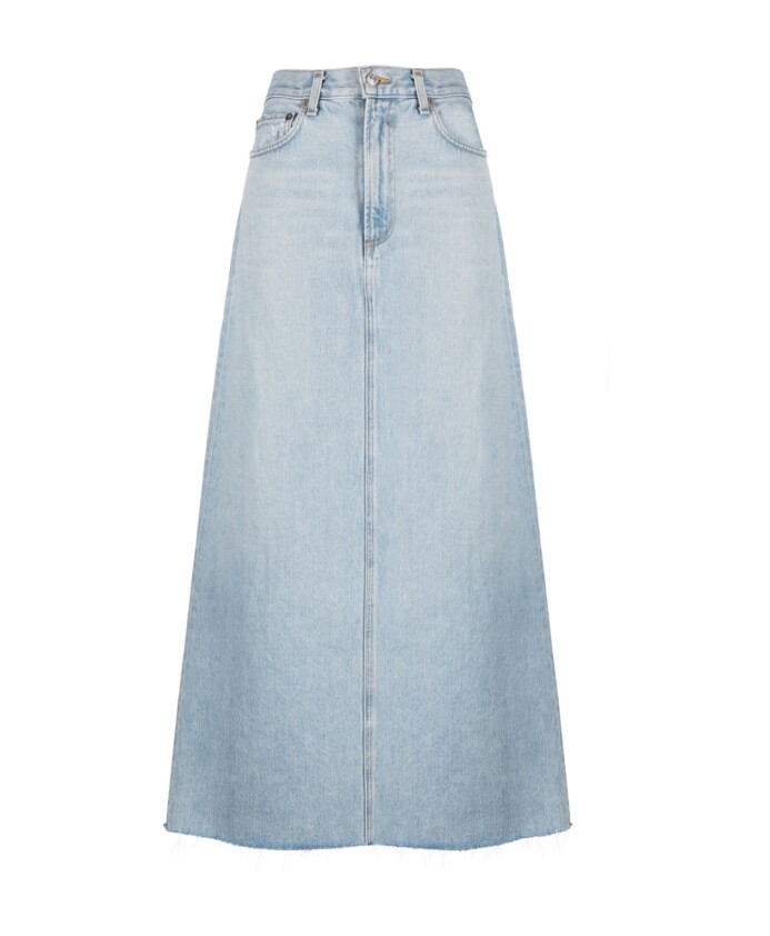 jupe-longue-en-denim-avec-bord-effiloche