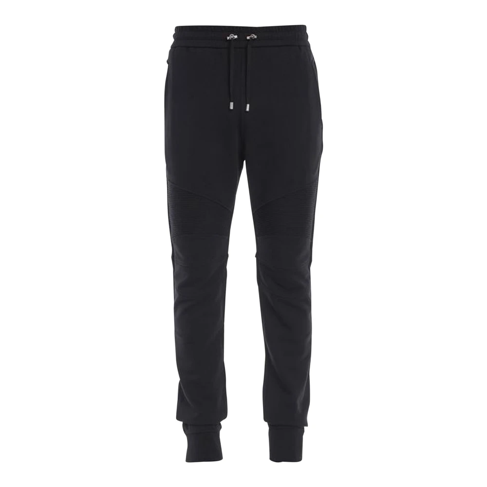 Balmain Flocked Pari jogger Black Heren