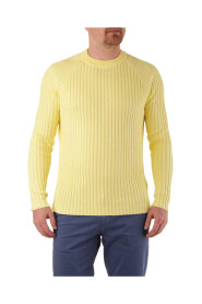 Żółty Sweter z Bawełny