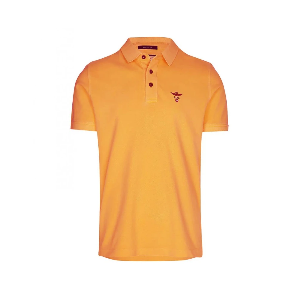 Aeronautica Militare Uomo Arancione Top, 2XL, New,