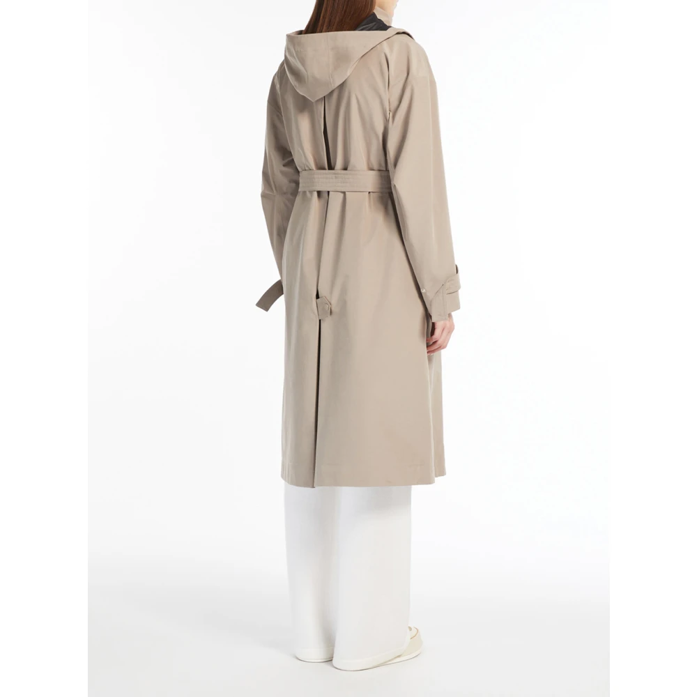 Max Mara Beige Carter Trenchcoat met Afneembare Vest Beige Dames