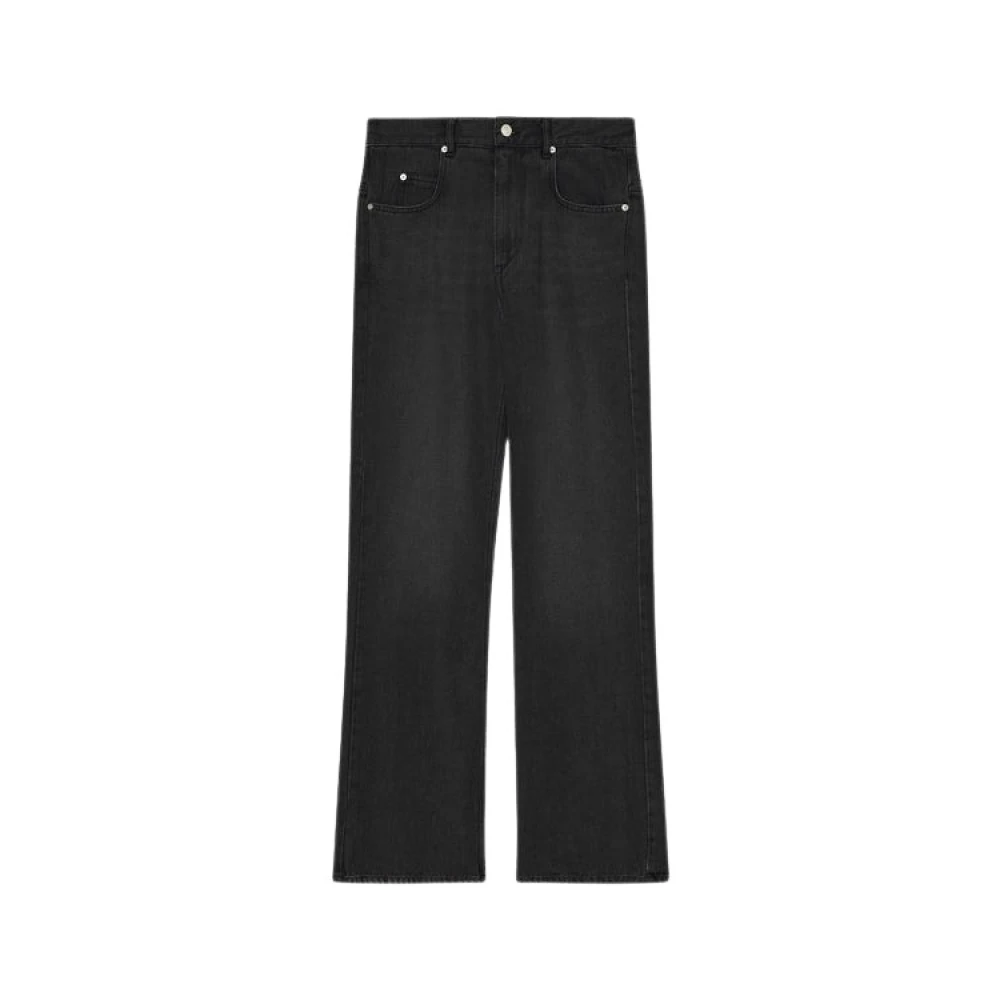 Isabel marant Effen Rits Sluiting Multizak Jeans Black Dames