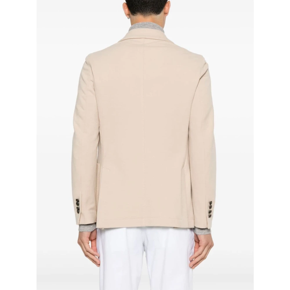Circolo 1901 Beige Dubbelrijige Gevilte Jas Beige Heren