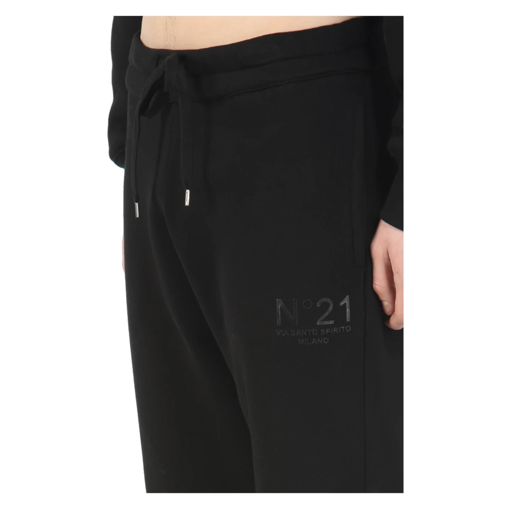 N21 Katoenen Broek Black Heren