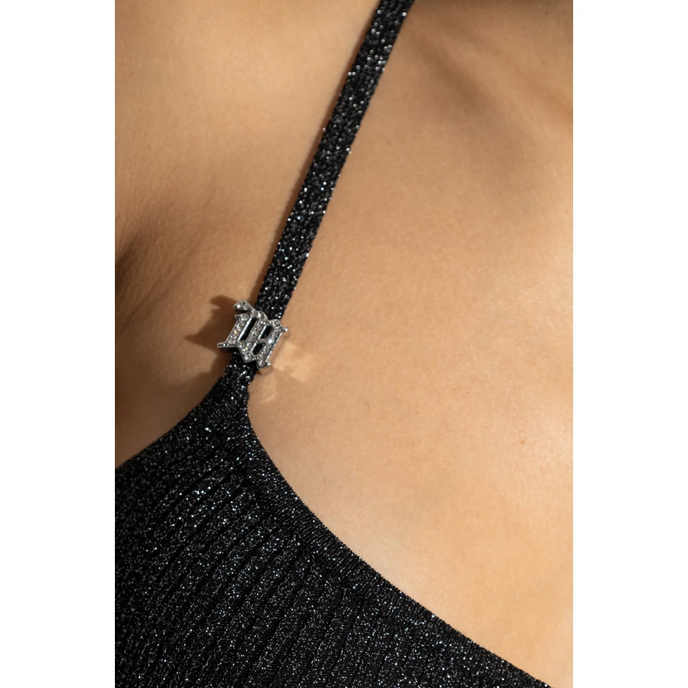 Misbhv Jurk met bandjes Black Dames