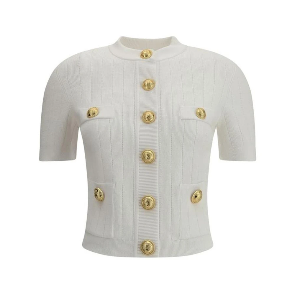 Knitwear > Cardigans - - Balmain - Modalova