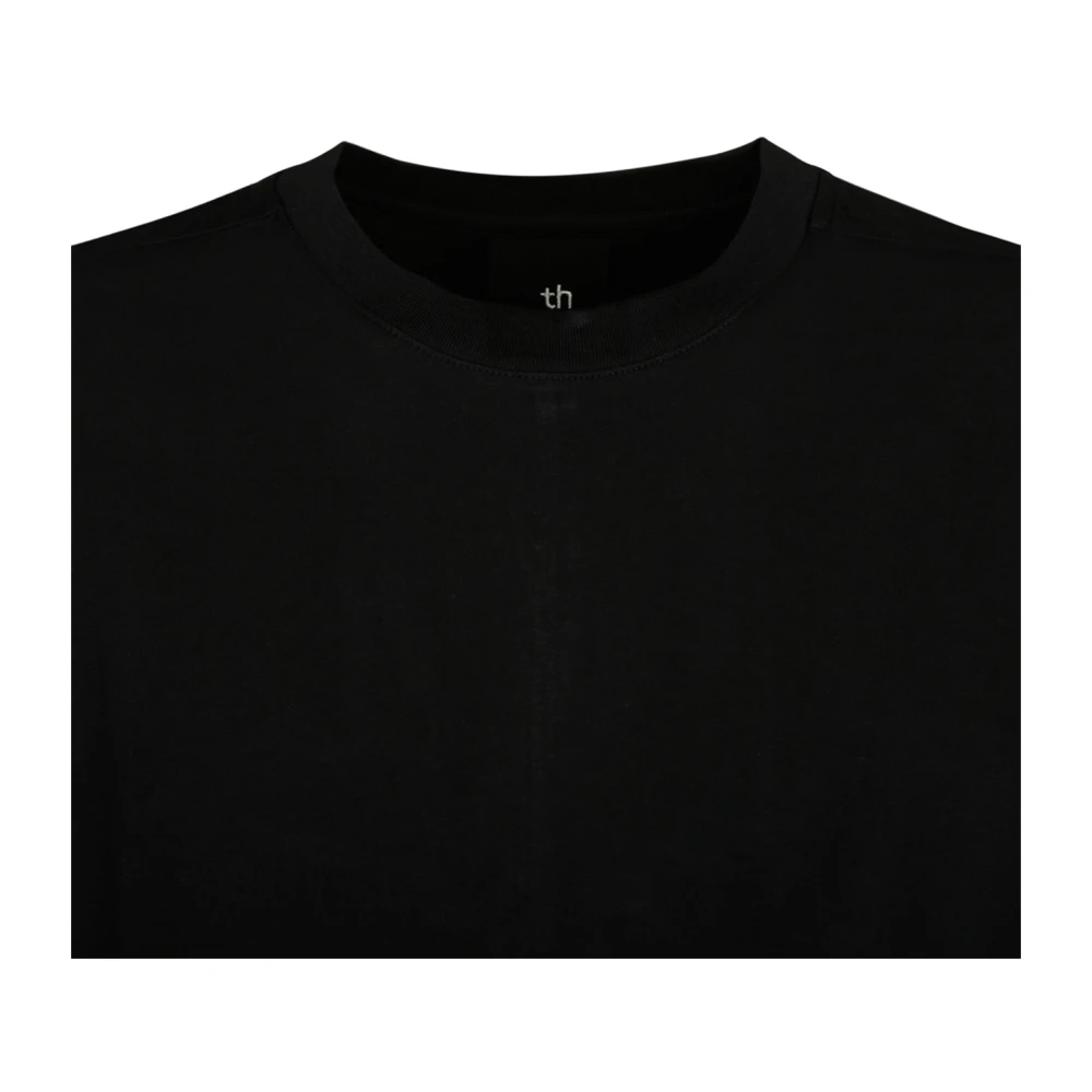 Thom Krom Zwart T-shirt met unieke stiksels Black Heren