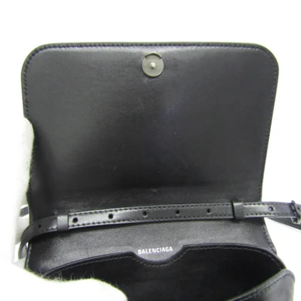 Balenciaga Vintage Pre-owned Leather shoulder-bags Black Dames
