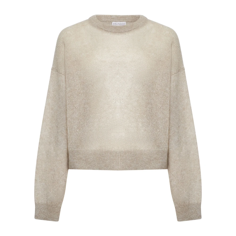 BRUNELLO CUCINELLI Luxe Sweaters Collectie Beige Dames