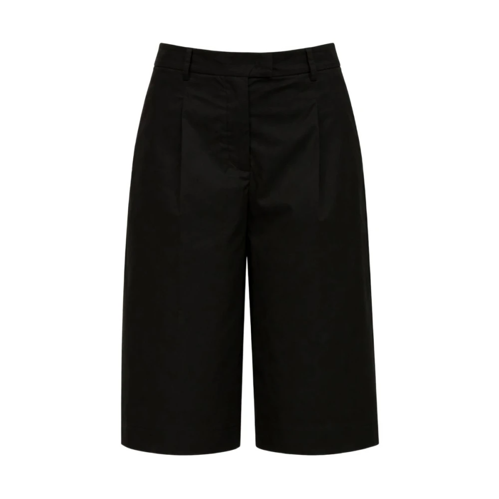 Patrizia Pepe Vrouw Zwart Korte Broeken Dames, S, Casual Shorts
