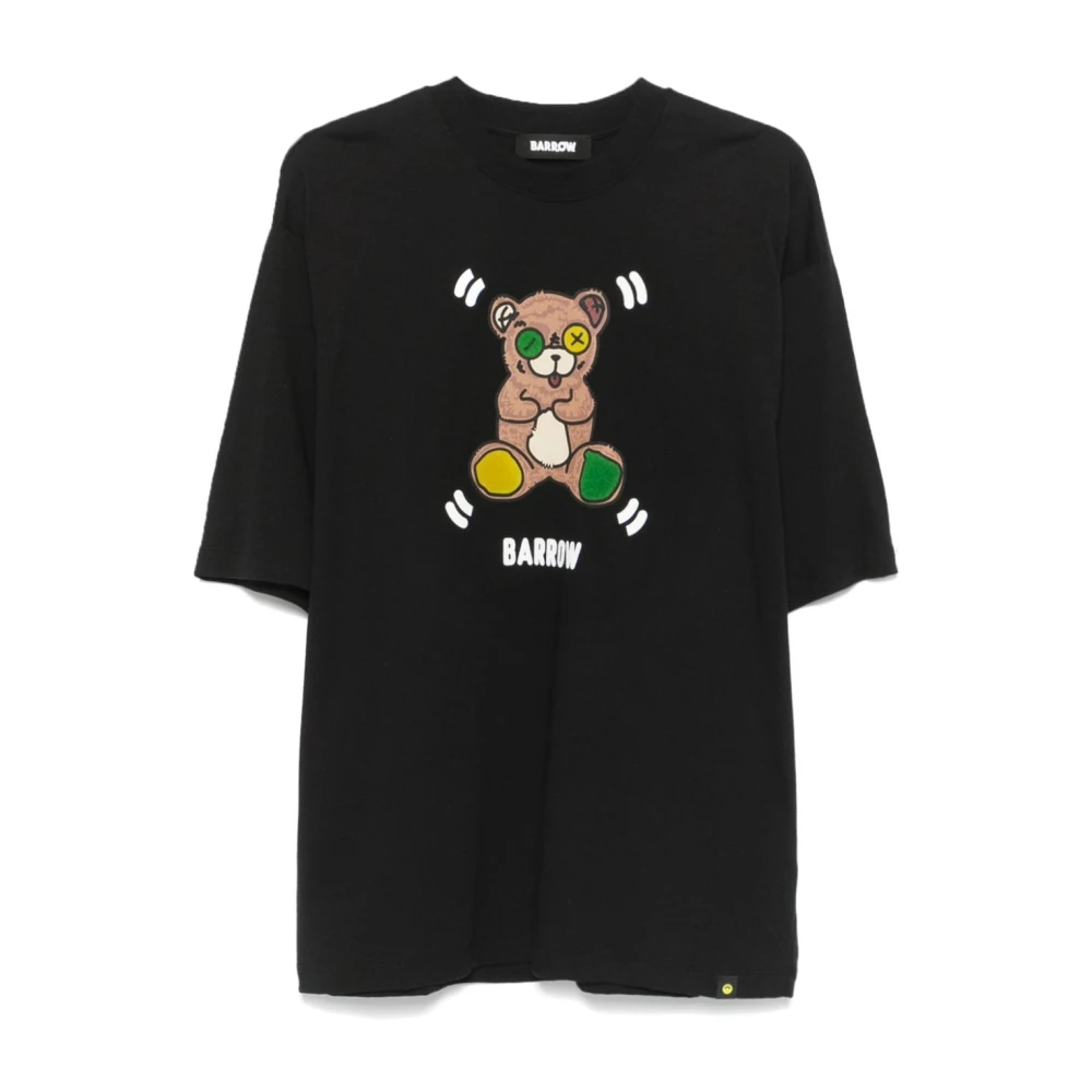 Barrow Zwarte T-shirts en Polos Black Heren