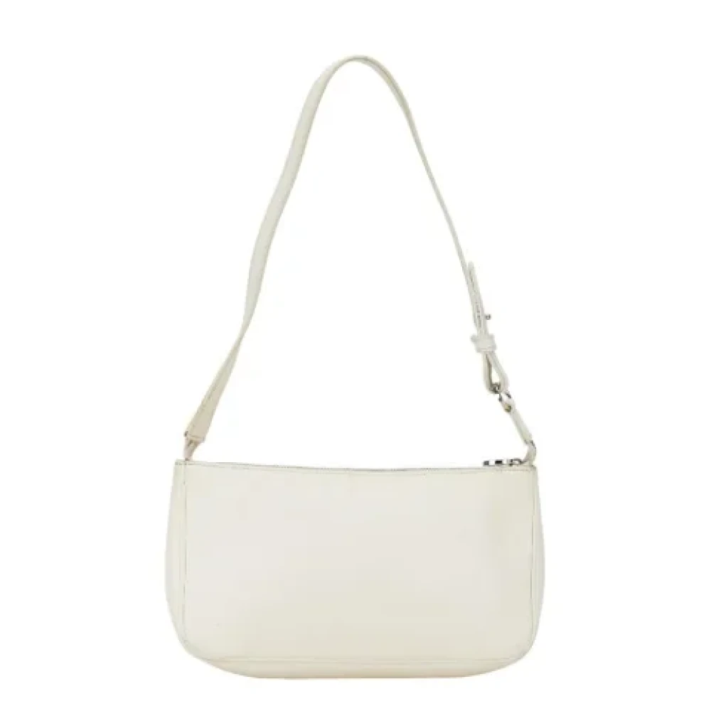 Salvatore Ferragamo Pre-owned Leather shoulder-bags White Dames