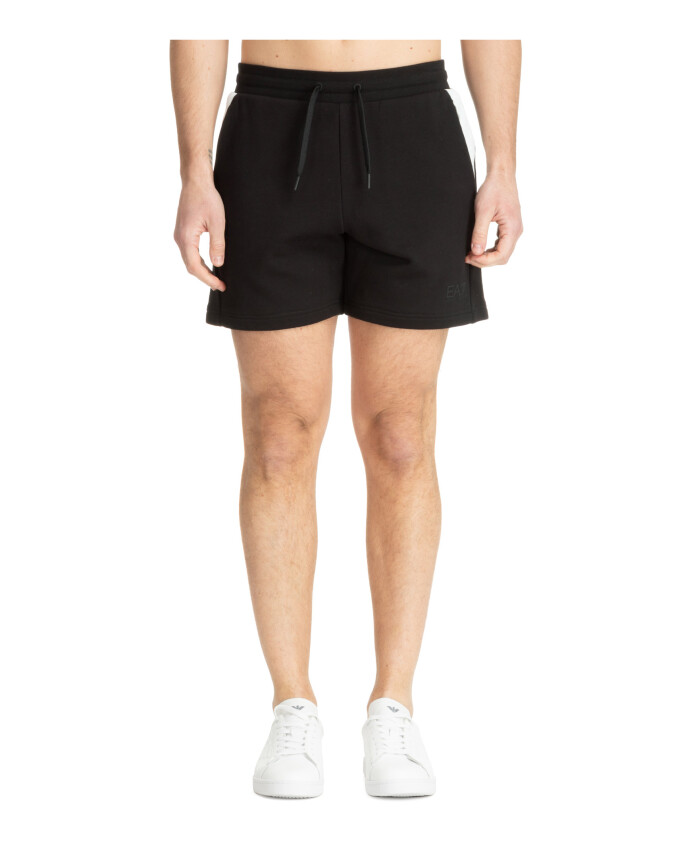 drawstring-plain-track-shorts-with-logo