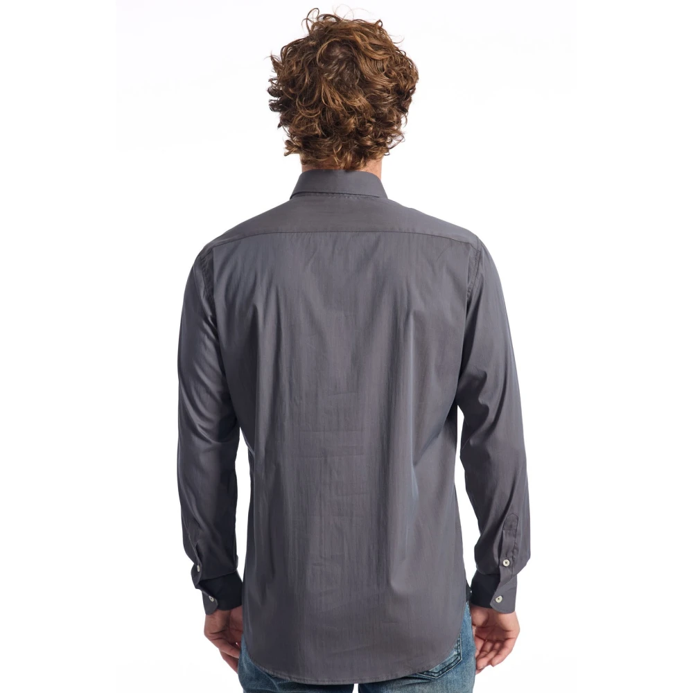 Baldinini Kleding Overhemden Gray Heren