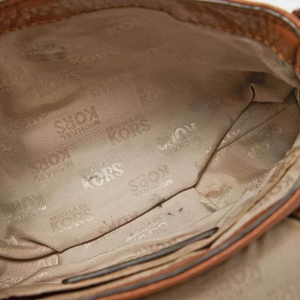 Michael Kors Pre-owned Leather crossbody-bags Brown Dames