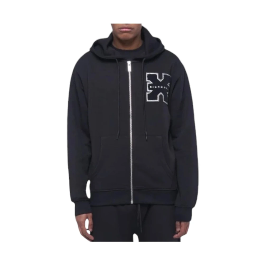 John Richmond Katoenmix Sweater Black Heren