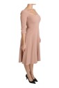 robe-rose-en-viscose-a-ligne-a