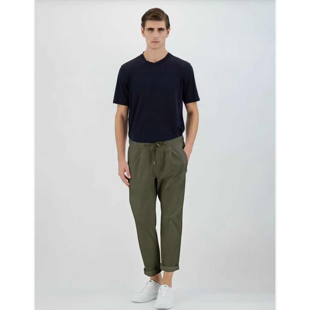 Herno Slim-fit Trousers Green Heren