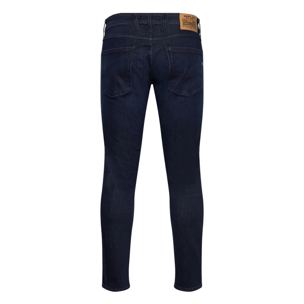 Replay Slim-fit Denim Jeans Blue Heren
