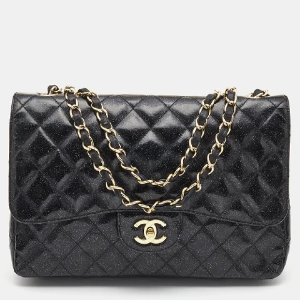 Chanel Vintage Pre-owned Leather chanel-bags Black Dames