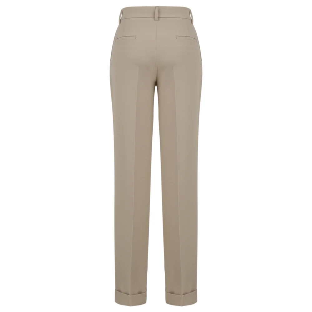 Douuod Woman Vlinder Model Broek Beige Dames