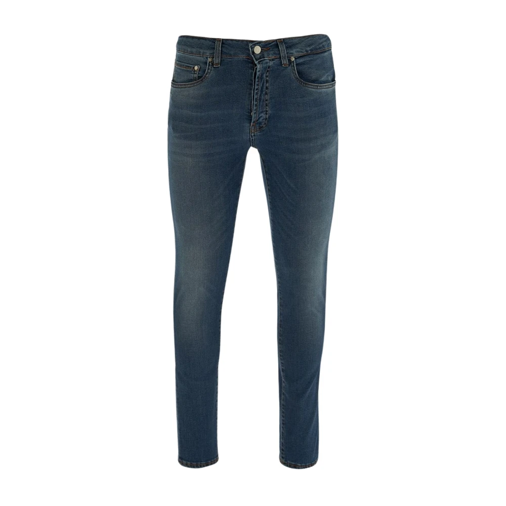 Liu Jo Herren Blau Slim-Fit Jeans