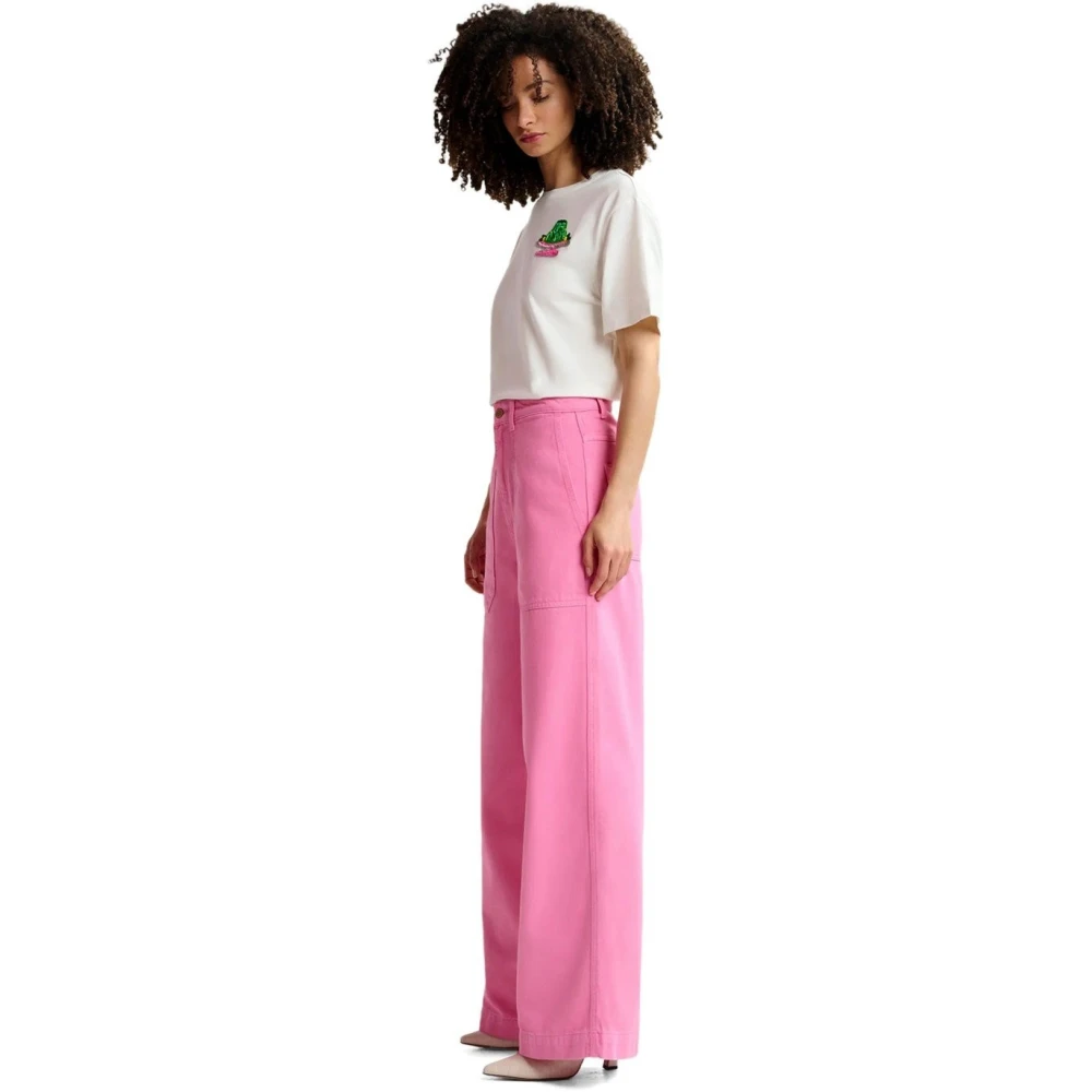 Essentiel Antwerp Roze Flare Homerus Jeans Pink Dames