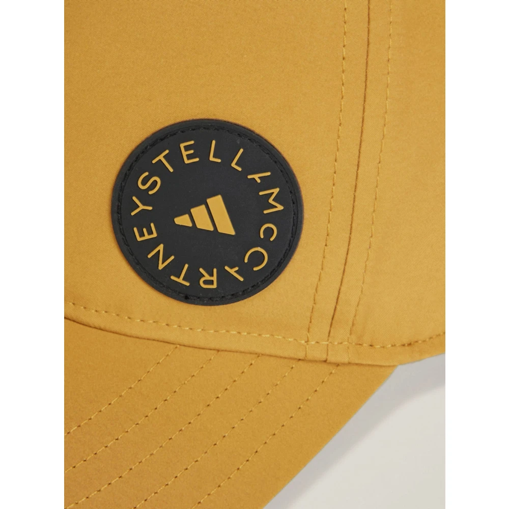 adidas by stella mccartney Polyester Logo Cap Yellow Dames