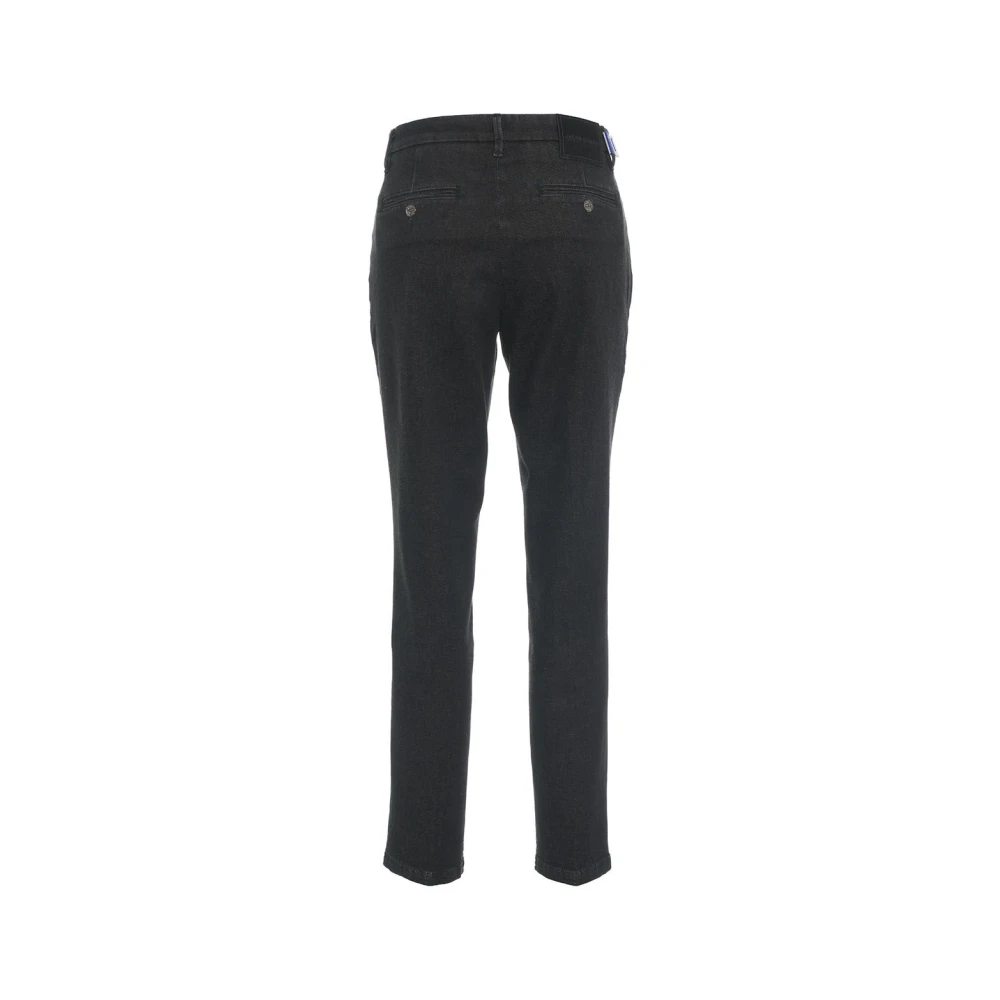 Jacob Cohën Slim Fit Jeans 'Marina' met riemlussen Black Dames