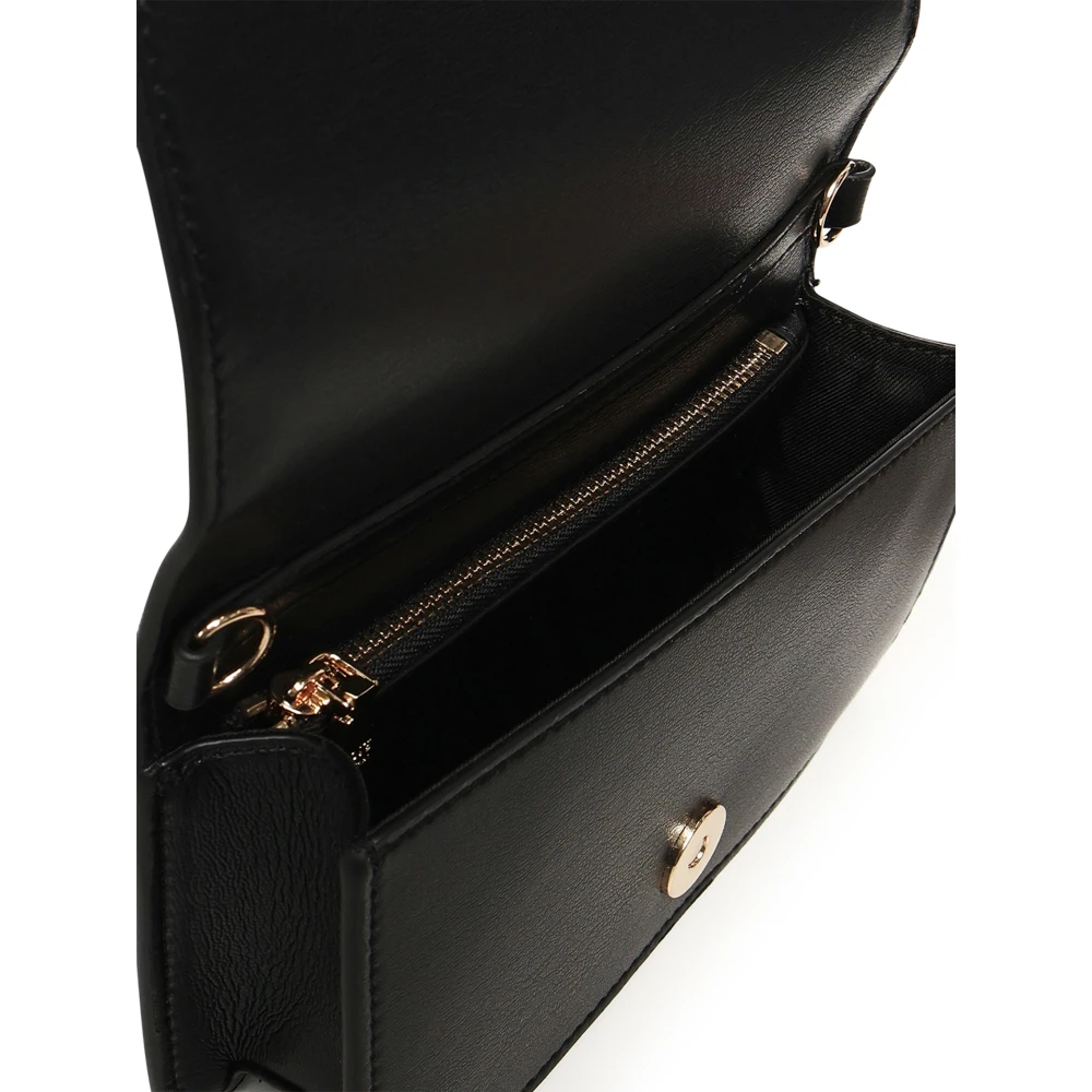 Love Moschino Zwarte Portemonnee met Hartlogo Black Dames