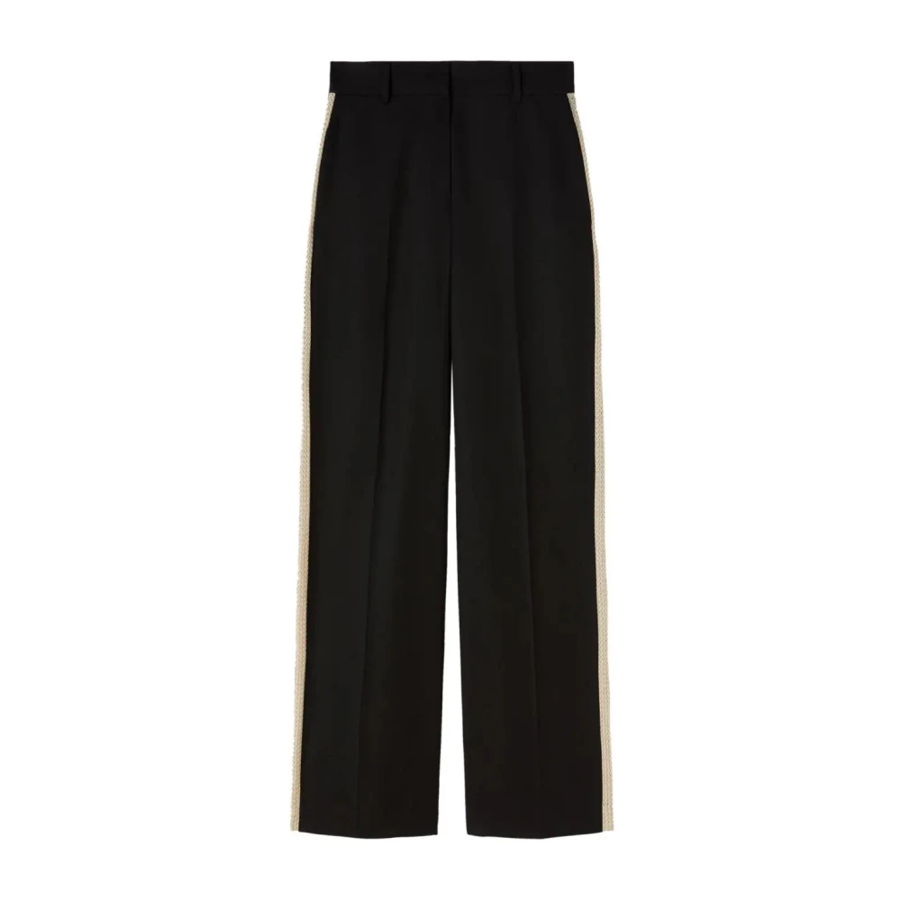 Palm Angels Wide Trousers Black Dames