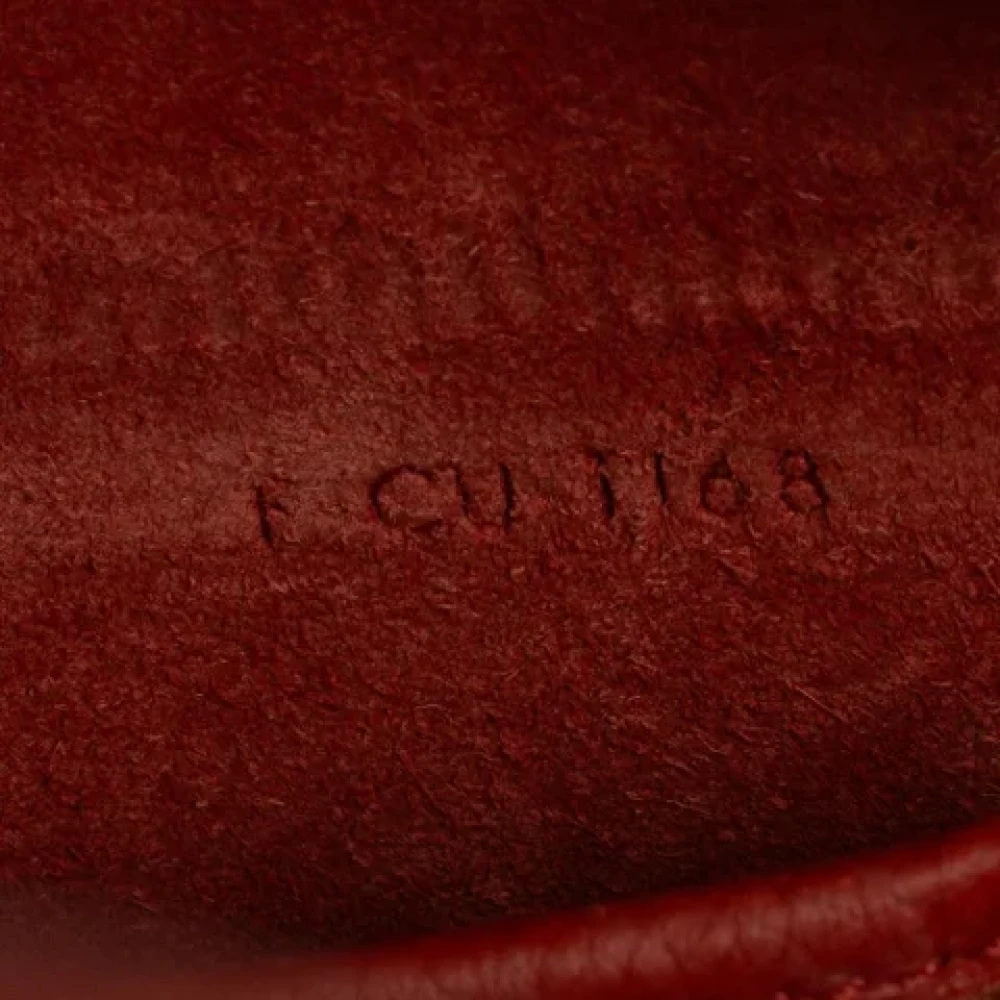 Celine Vintage Pre-owned Leather celine-bags Orange Dames