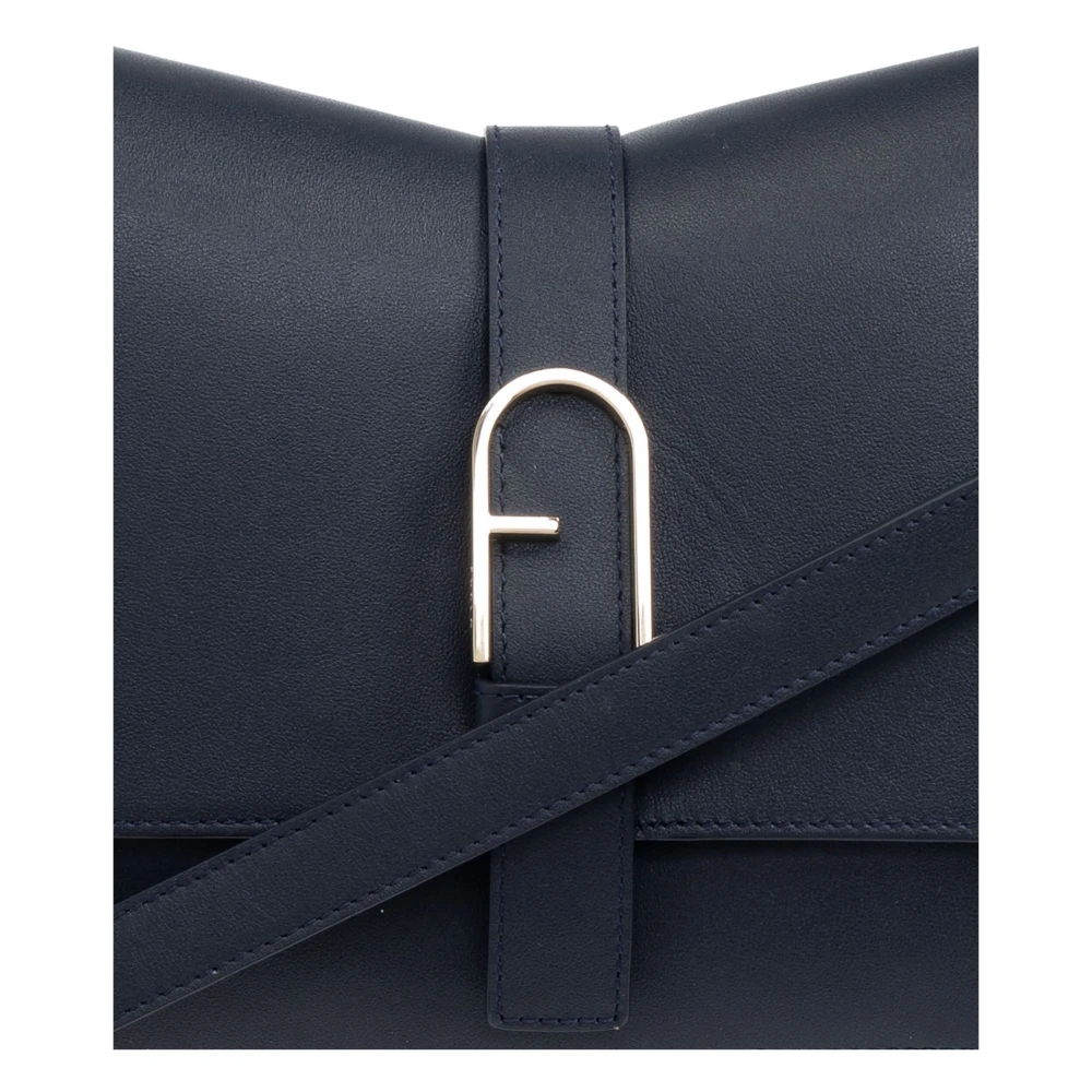 Furla Flow Top Handtas Black Dames