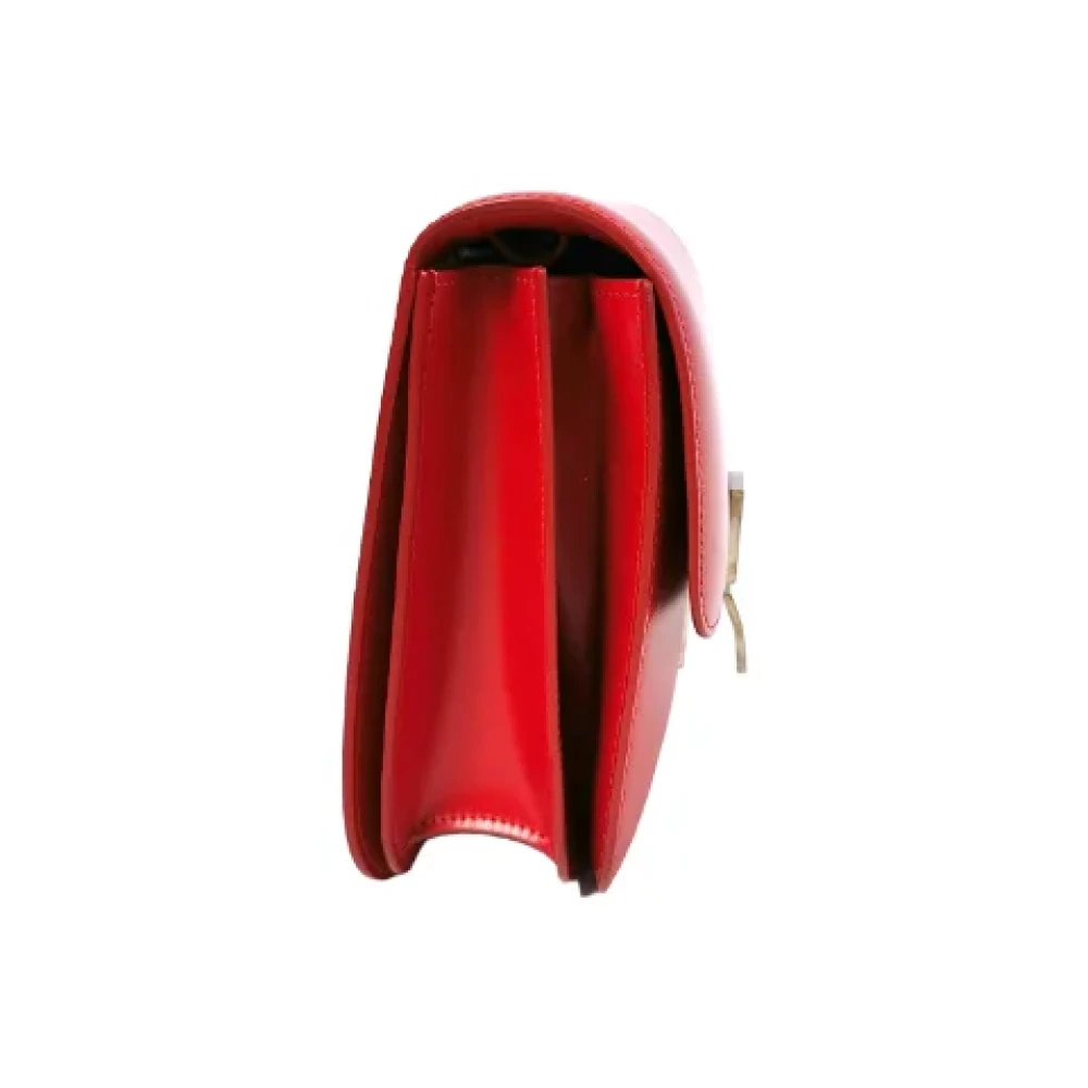 Celine Vintage Pre-owned Leather celine-bags Red Dames