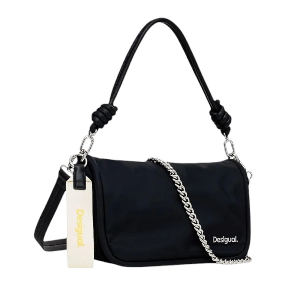 Desigual Dames Schoudertas Synthetisch Leer Black Dames